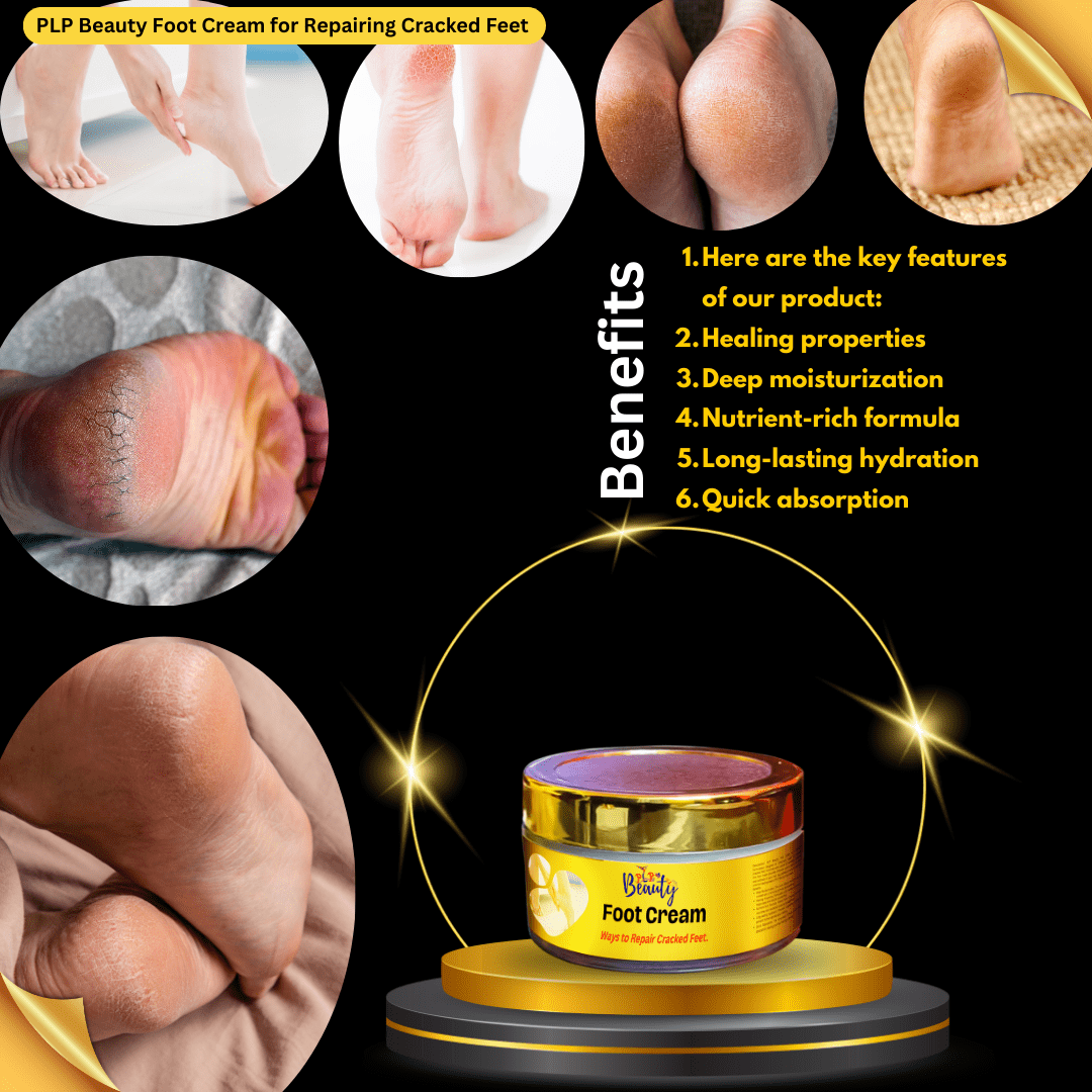 PLP Beauty Foot Cream for Repairing Cracked Feet